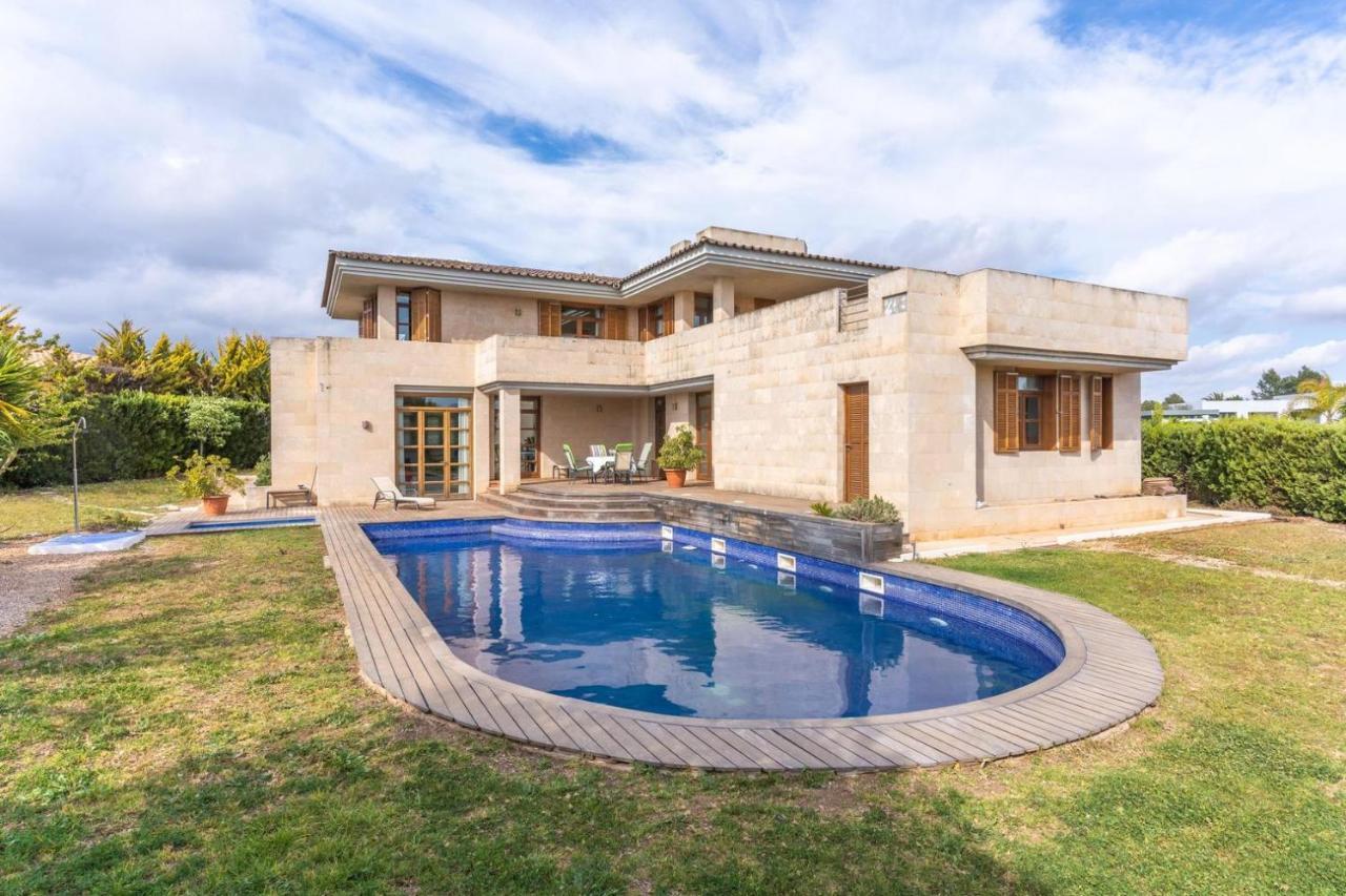 Villa De Lujo Con Piscina, Jacuzzi, Jardin Y Terraza Marratxí المظهر الخارجي الصورة