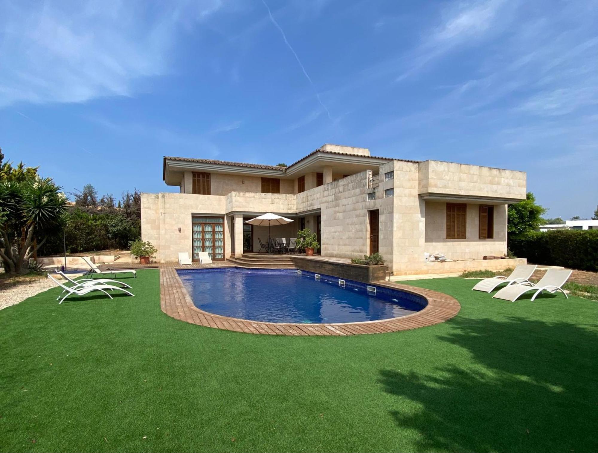 Villa De Lujo Con Piscina, Jacuzzi, Jardin Y Terraza Marratxí المظهر الخارجي الصورة